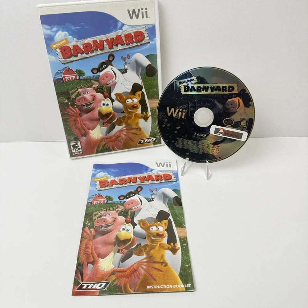 Barnyard (Nintendo Wii, 2006) Complete CIB Manual Tested Working